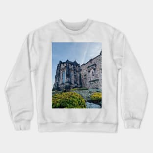 Stone turret at Edinburgh Castle Crewneck Sweatshirt